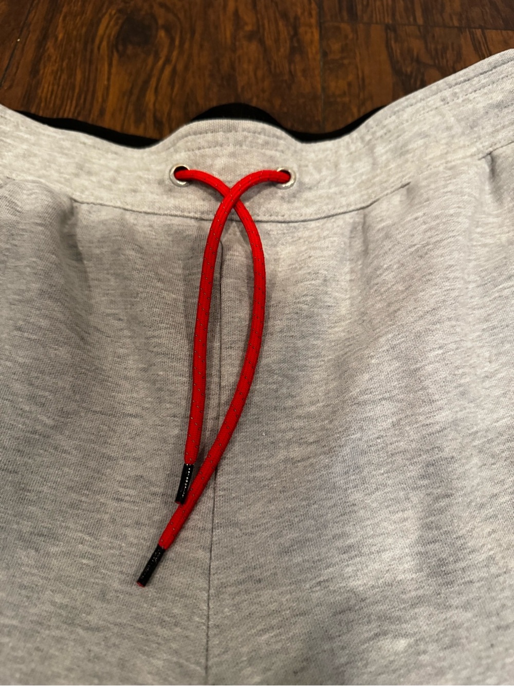 Reebok Men’s Small Gray Sweatpants Joggers Red Drawstring Athletic Pants - Picture 6 of 11
